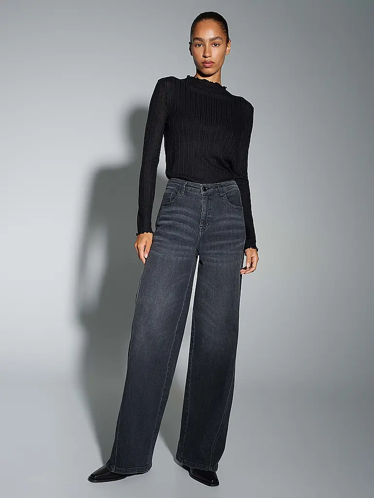 OPUS | Jeans Flared Fit MIVA COSMIC | Grigio