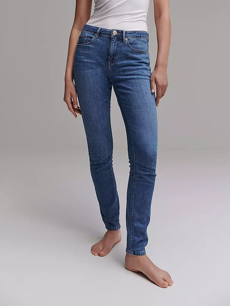 OPUS | Jeans Skinny Fit 7/8 ELMA OCEAN BLUE | Blu