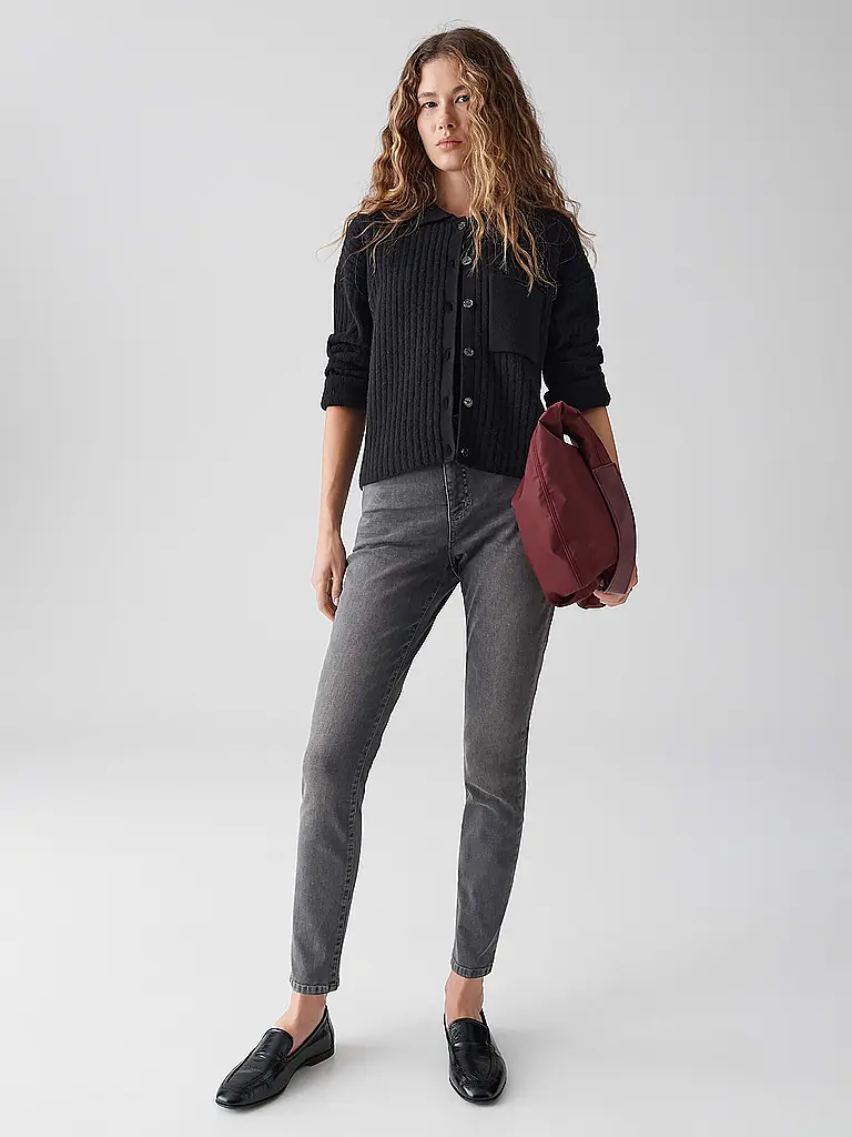 OPUS | Jeans Slim Fit 7/8 ELIYA CITY | Grigio