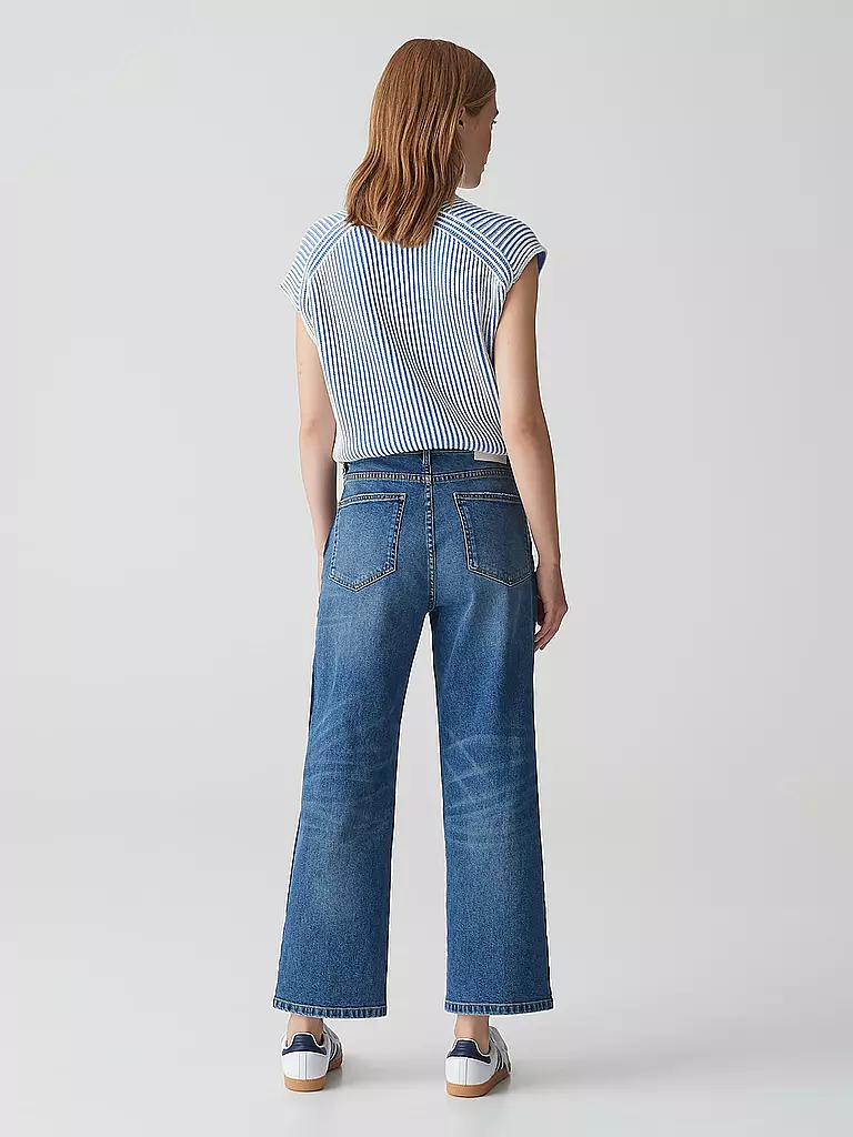 OPUS | Jeans Straight Fit 7/8 LANI STRIPE | 