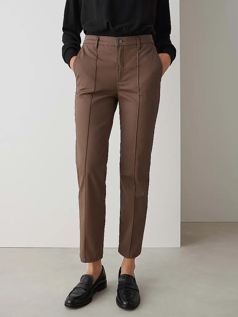 OPUS | Jeans Straight Fit EBBI FLARED | Marrone