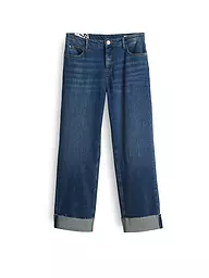 OPUS | Jeans Straight Fit LANI TURN UP | Blu