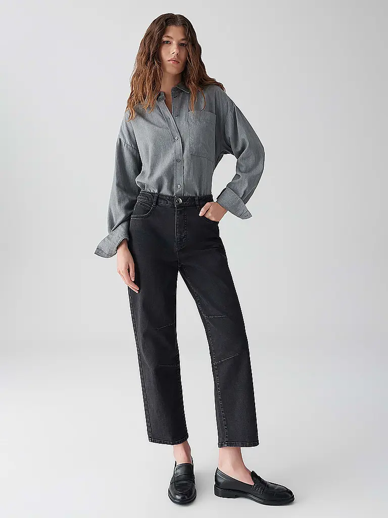 OPUS | Jeans Straight Fit LISSIE CITY | Grigio