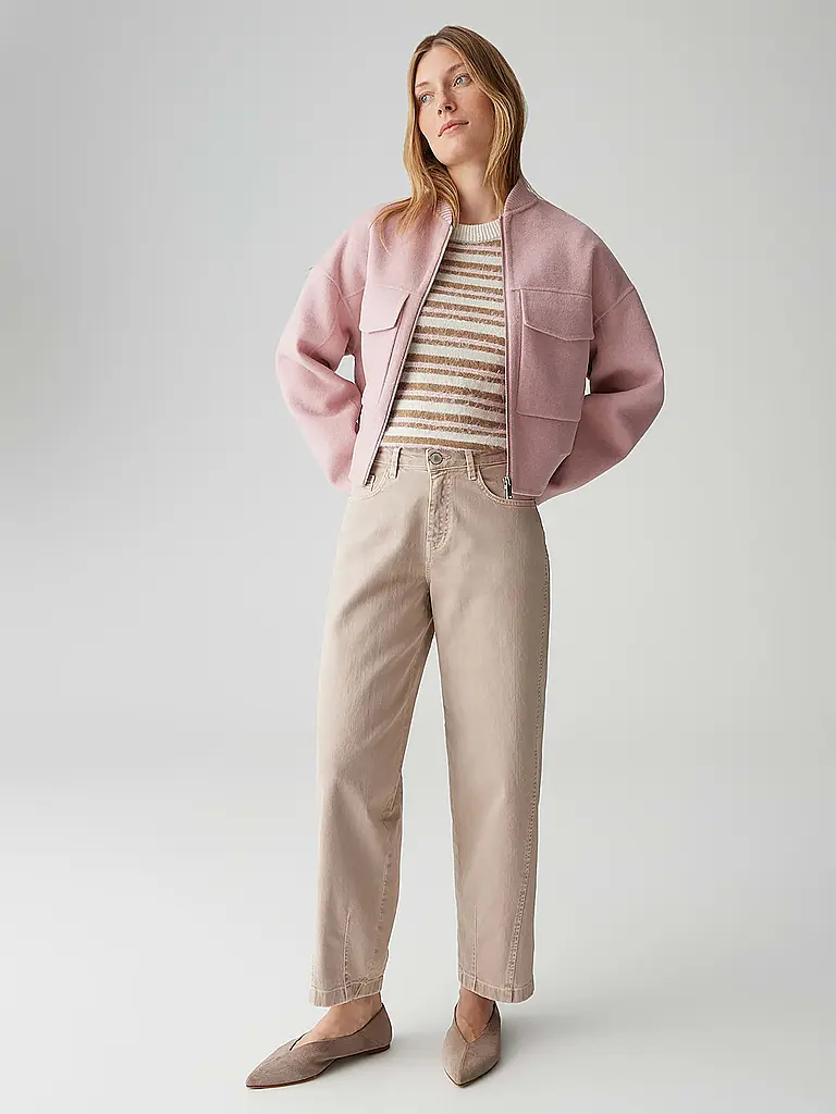 OPUS | Jeans Straight Fit LOLAH EDGY | Marrone chiaro