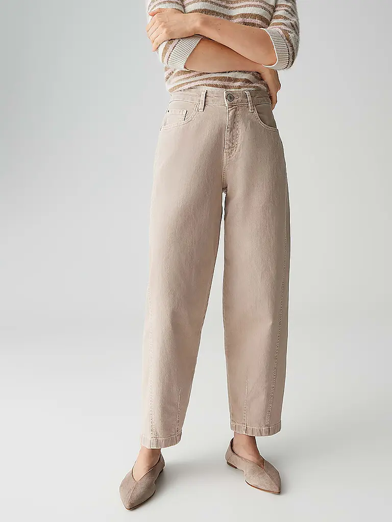 OPUS | Jeans Straight Fit LOLAH EDGY | Marrone chiaro