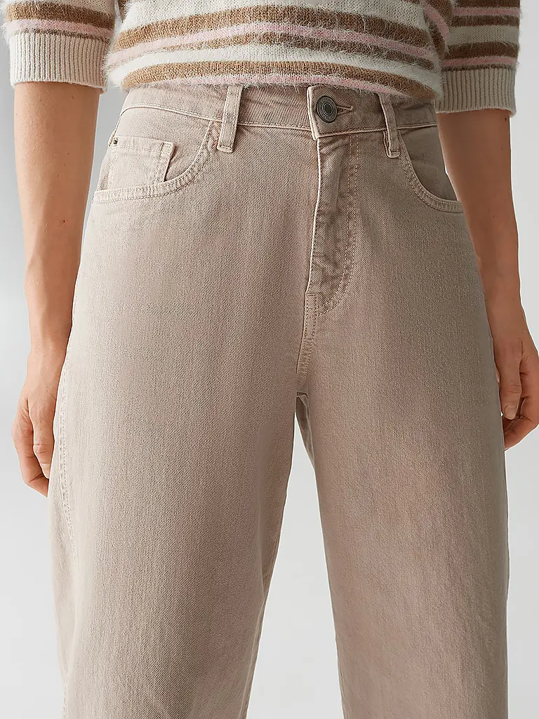 OPUS | Jeans Straight Fit LOLAH EDGY | Marrone chiaro