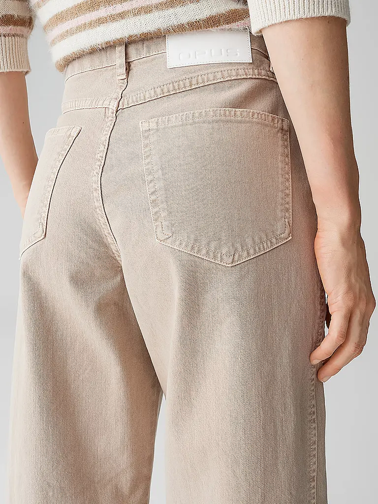 OPUS | Jeans Straight Fit LOLAH EDGY | Marrone chiaro