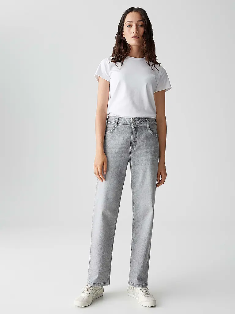 OPUS | Jeans Straight Fit MIVA ALIGN | Grigio
