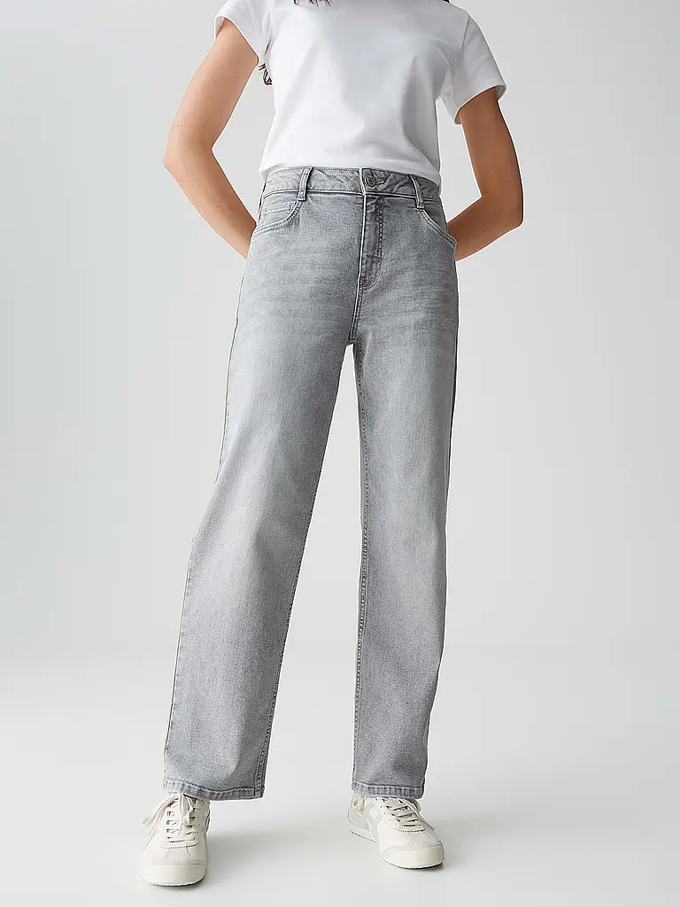 OPUS | Jeans Straight Fit MIVA ALIGN | Grigio