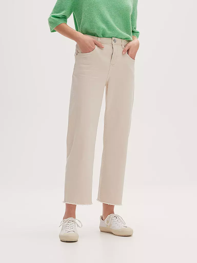 OPUS | Jeans Straight Fit MOMITO COLOR | Crema