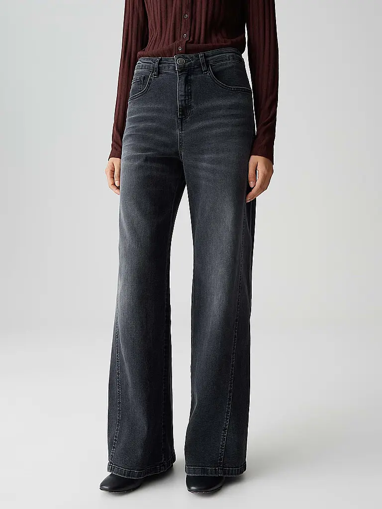 OPUS | Jeans Wide Leg MIVA MODERN | Grigio