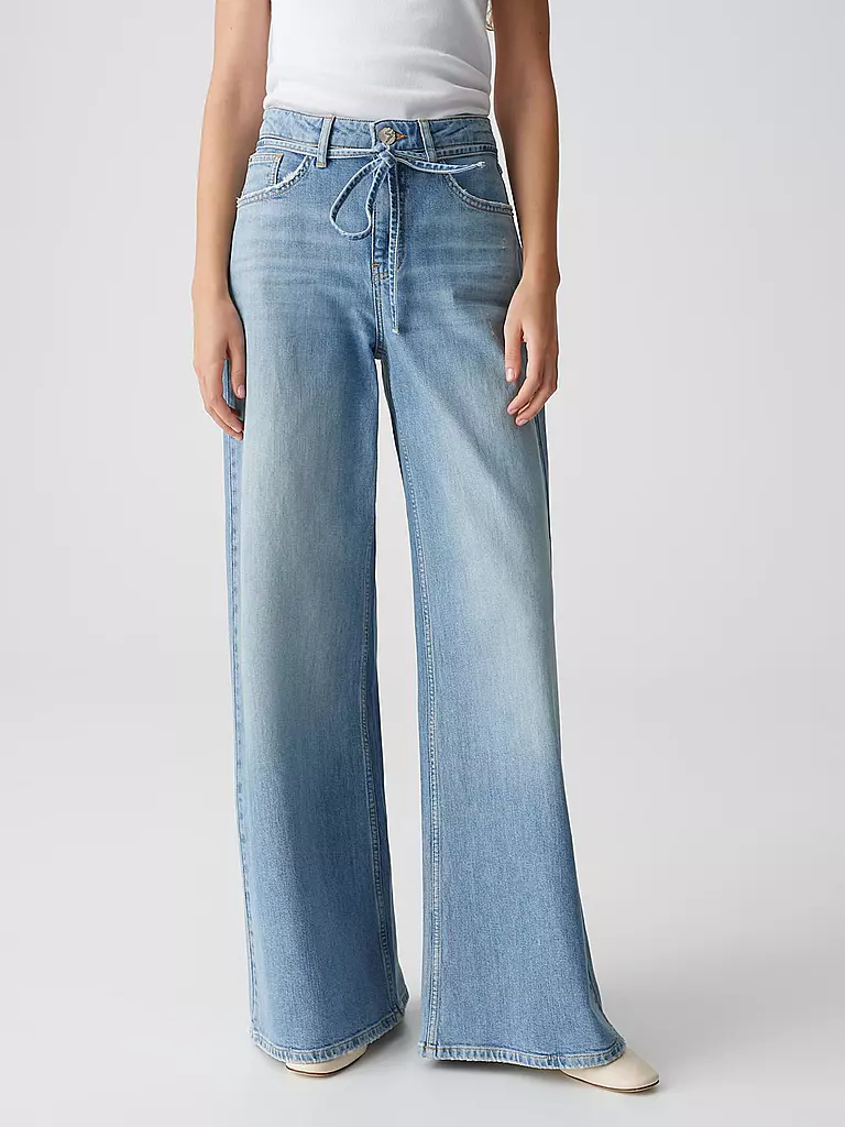 OPUS | Jeans Wide Leg MIVA PALAZZO CASUAL | Blu
