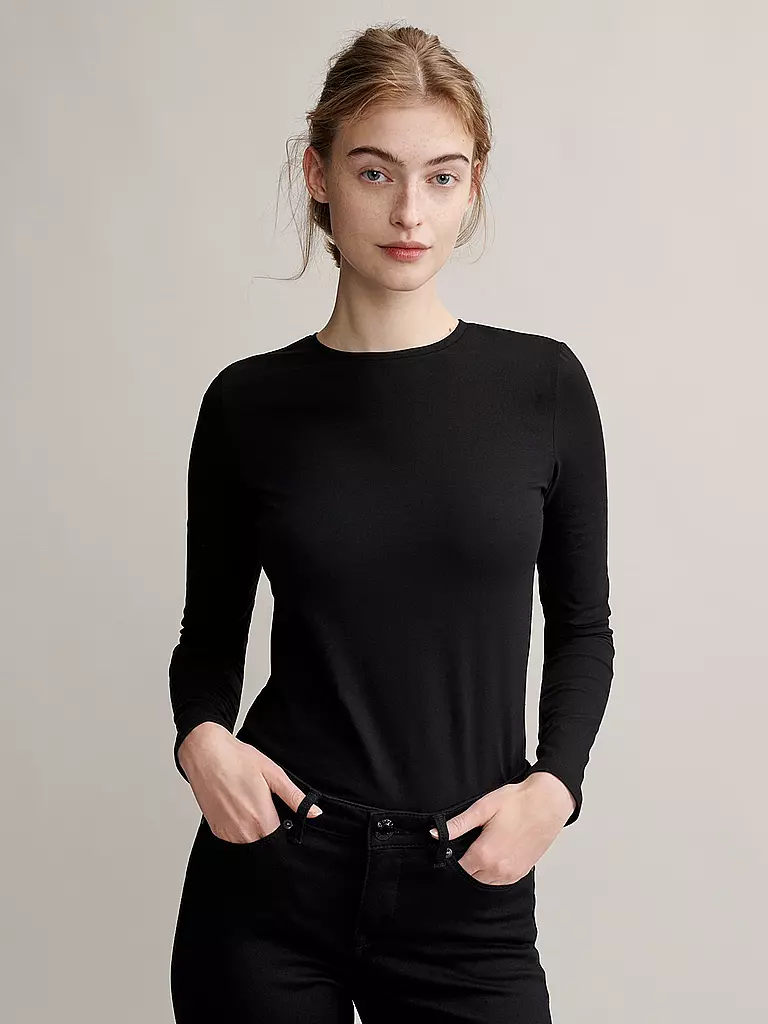 OPUS | Langarmshirt Daily I | Nero