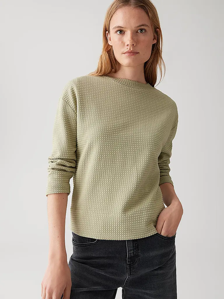 OPUS | Langarmshirt GELIX | Verde chiaro