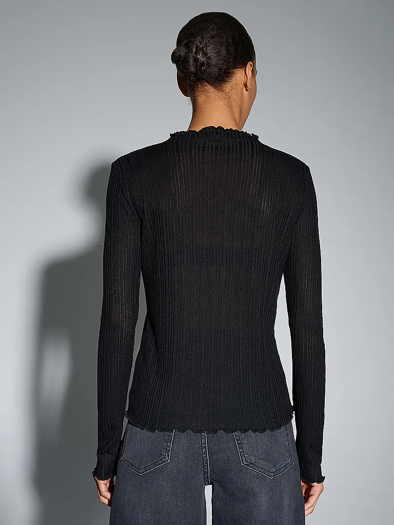 OPUS | Langarmshirt SIVI | Nero