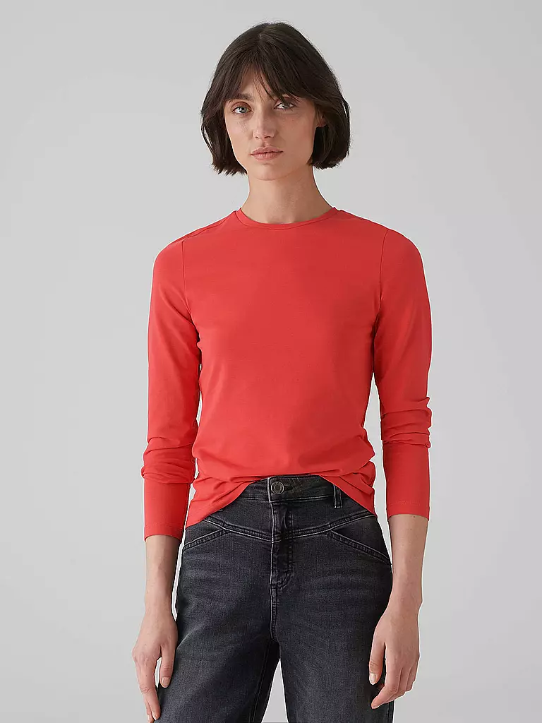 OPUS | Langarmshirt SMILLA | Rosso