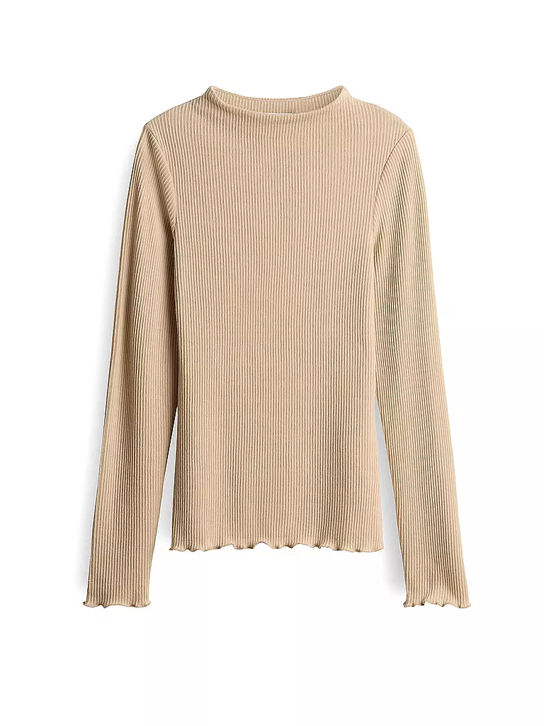 OPUS | Langarmshirt SOMANZI | Beige