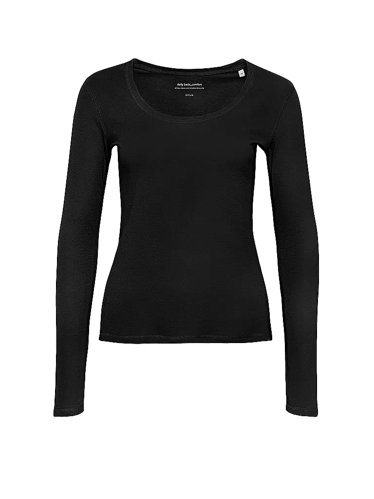 OPUS | Langarmshirt SORANA | Nero