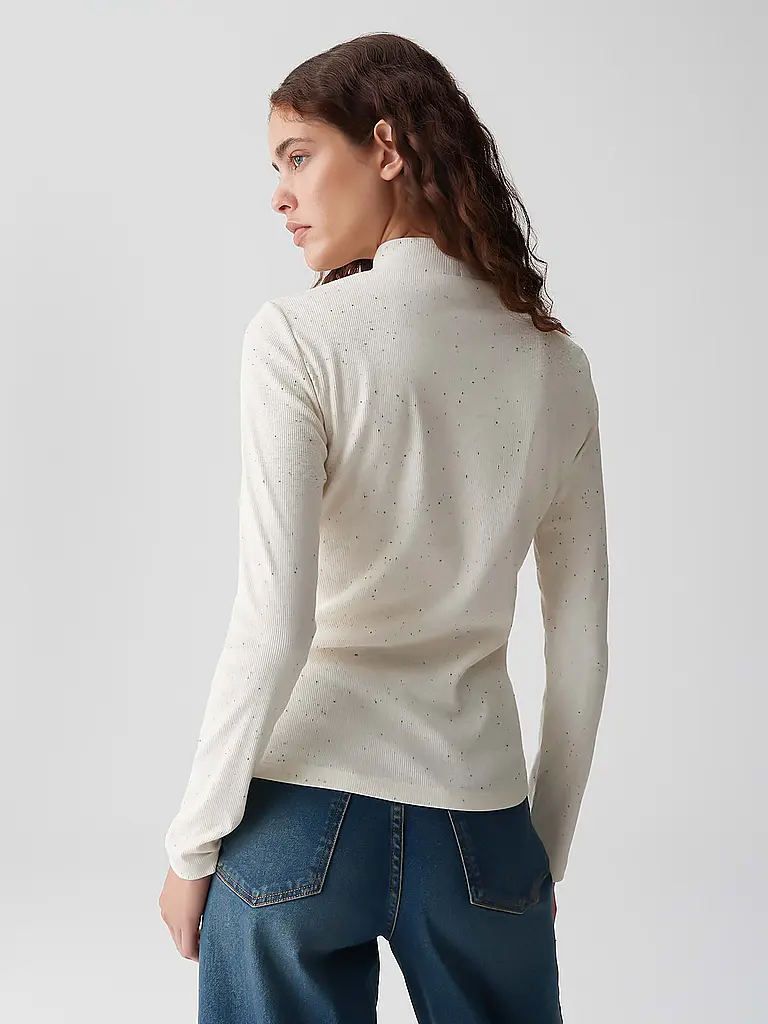 OPUS | Langarmshirt SUHANNA | Crema