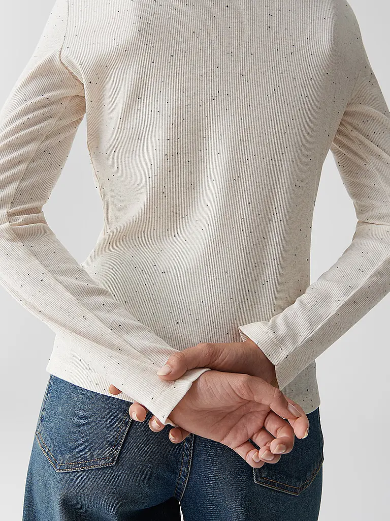 OPUS | Langarmshirt SUHANNA | Crema