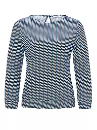 OPUS | Langarmshirt SUSTA | Blu