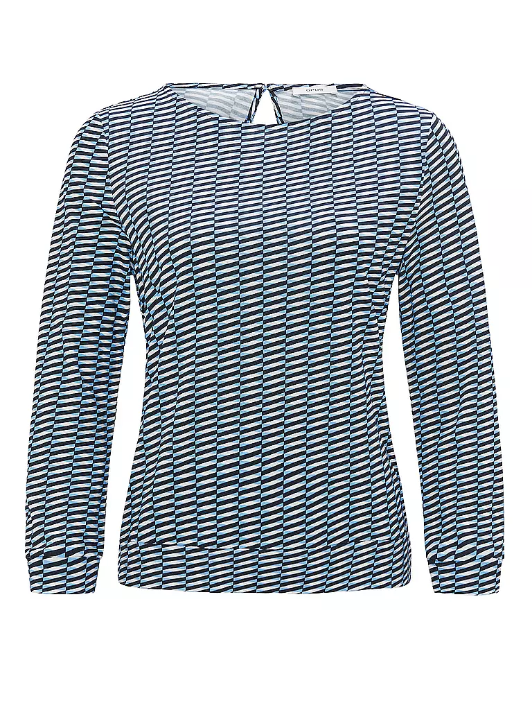 OPUS | Langarmshirt SUSTA | Blu