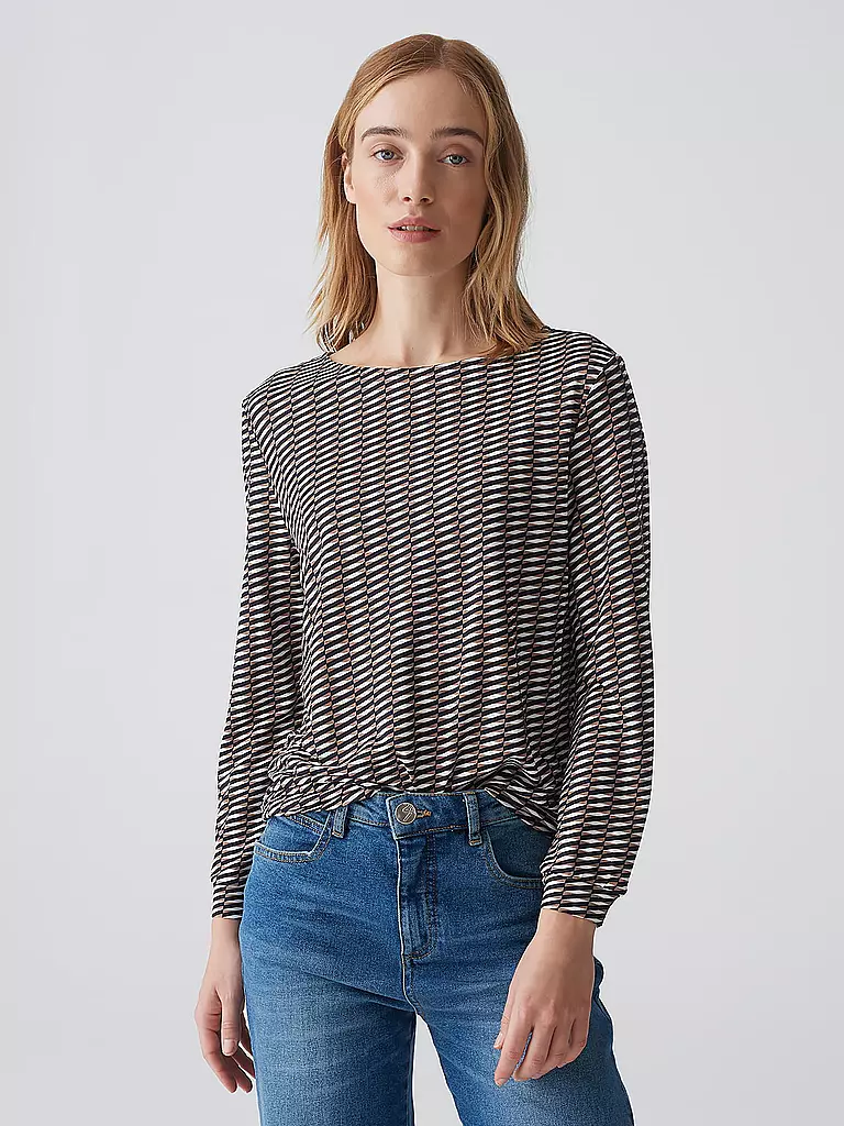 OPUS | Langarmshirt SUSTA | Marrone