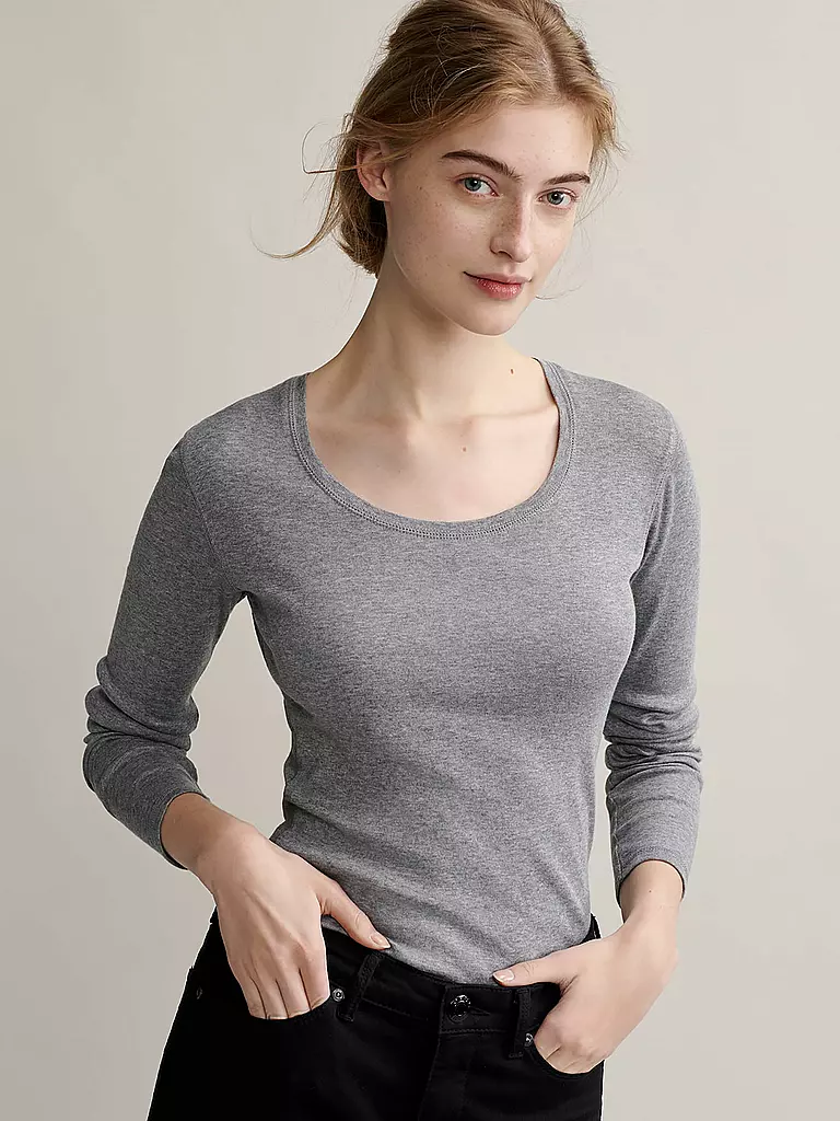 OPUS | Maglietta a maniche lunghe SORANA | Grigio