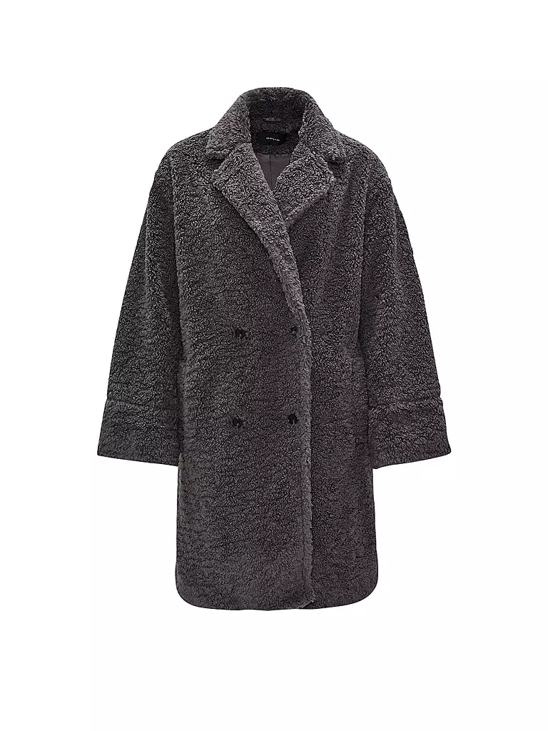 OPUS | Mantel in Felloptik HONISE | Grigio