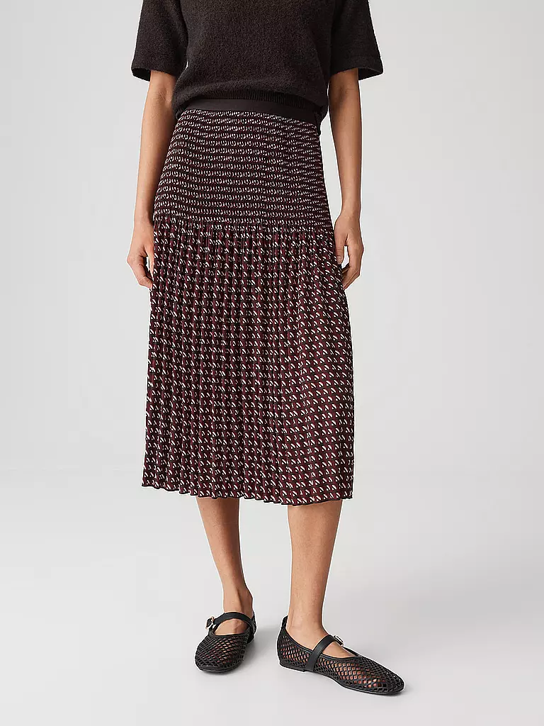 OPUS | Midi gonna RIBANE LONDON | Rosso scuro