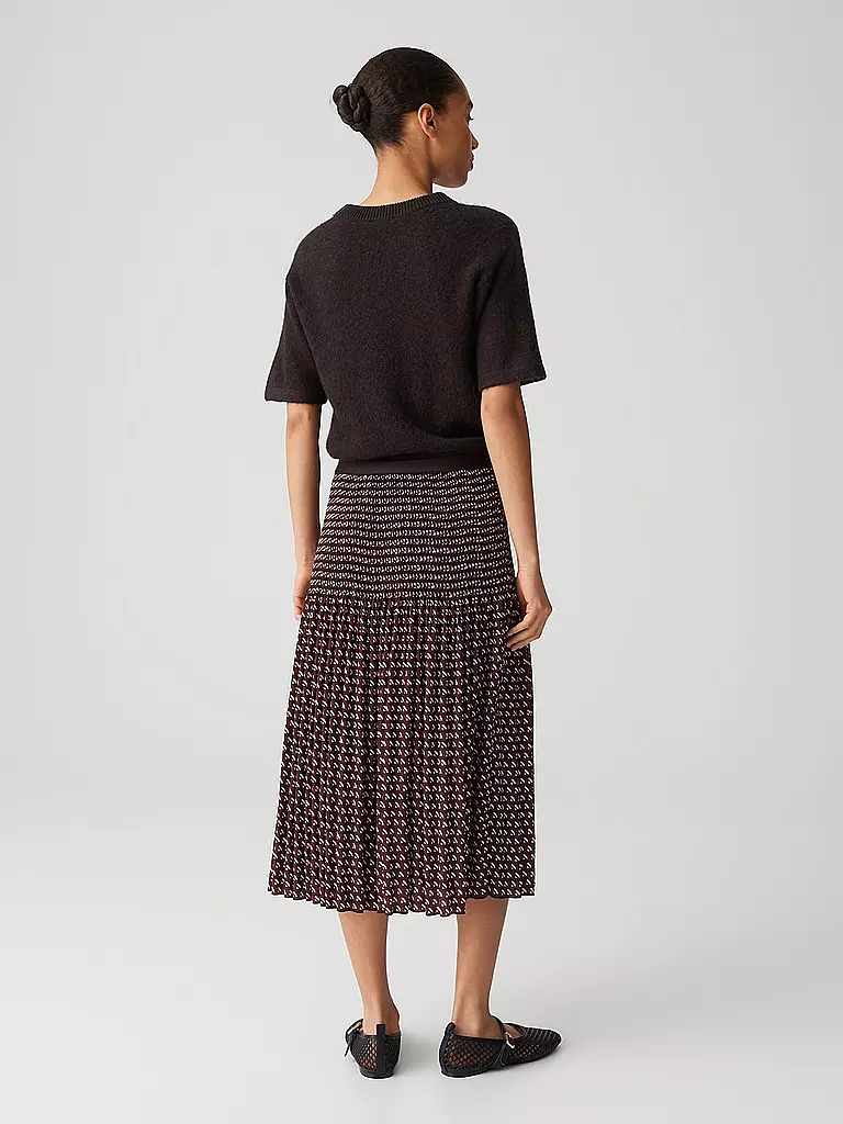 OPUS | Midi gonna RIBANE LONDON | Rosso scuro