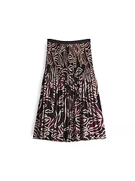 OPUS | Midi gonna RIBANE TROPICAL | Rosso scuro