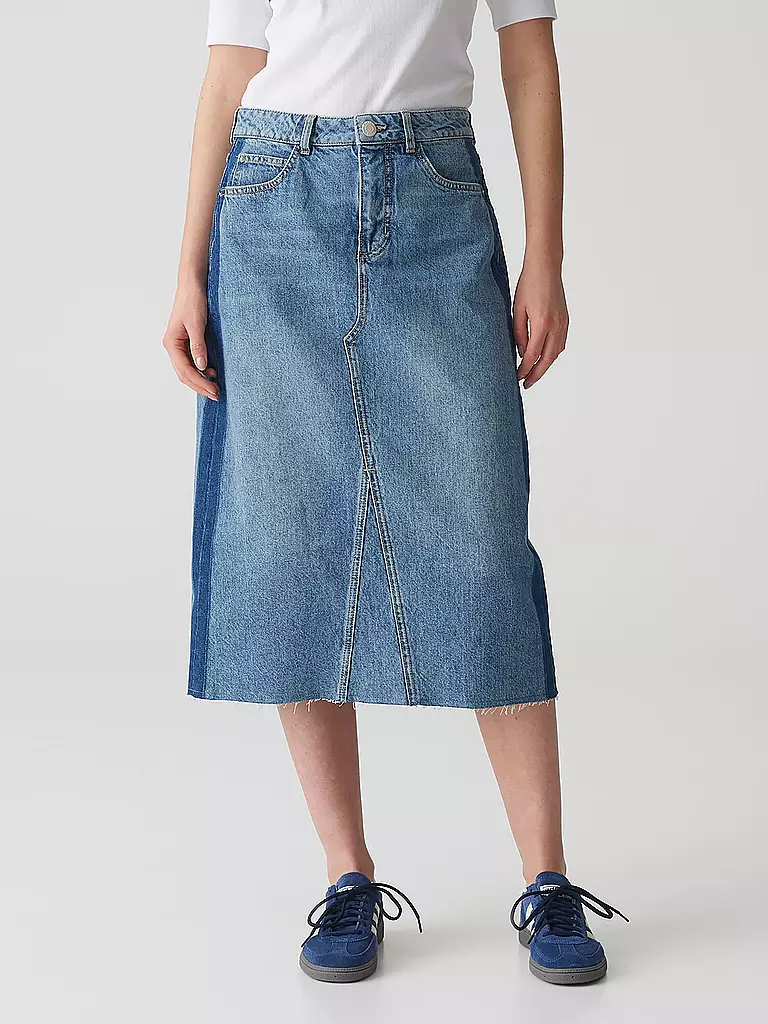 OPUS | Midi gonna RINSO STRIPE | Blu