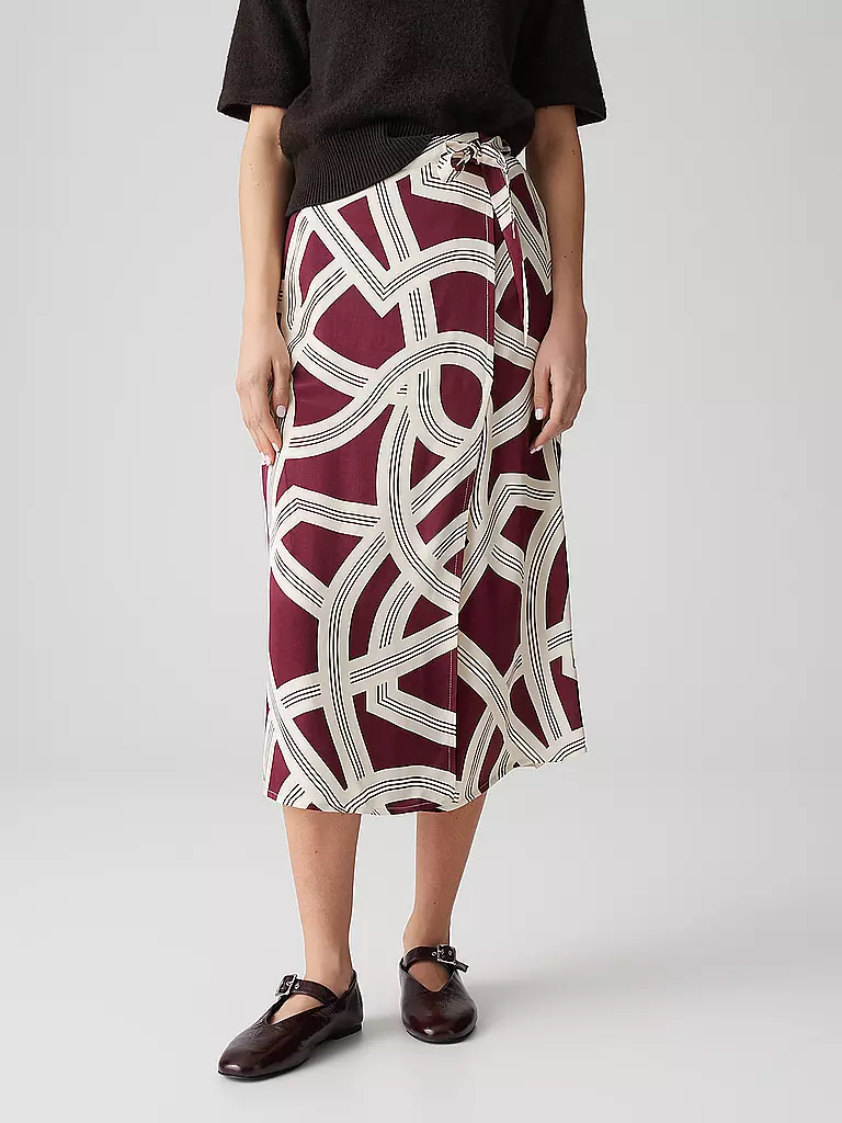 OPUS | Midi gonna ROBALI LANE | Rosso scuro