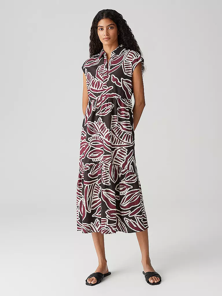 OPUS | Mididress WERISA | Rosso scuro