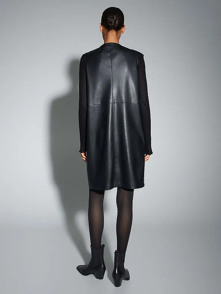 OPUS | Minidress effetto pelle WANCY | Nero