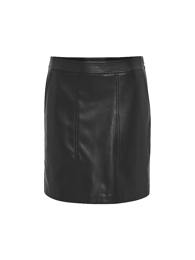 OPUS | Minirock in Lederoptik RELVINA EDGY | Nero
