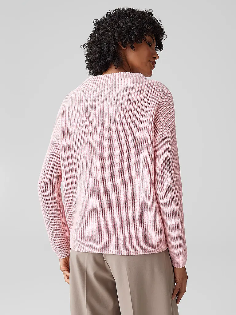 OPUS | Nome prodotto: Pullover PARTO
Marca: OPUS
Colore: rosa
Categorie: Moda, Donna

Lunghezza manica: Manica lunga
Materiale: Cotone
Tipo di colletto: Collo alto
Motivo: Tinta unita
Vestibilità (capispalla): Ampia
Stile: Pure | Rosa