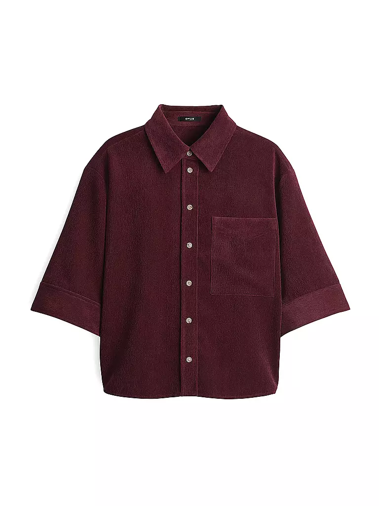 OPUS | Overshirt FAISA | Rosso scuro