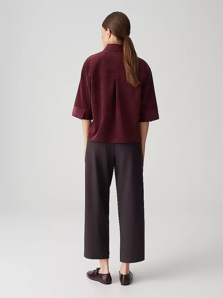 OPUS | Overshirt FAISA | Rosso scuro