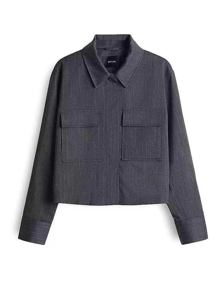 OPUS | Overshirt HYDENA | Blu scuro