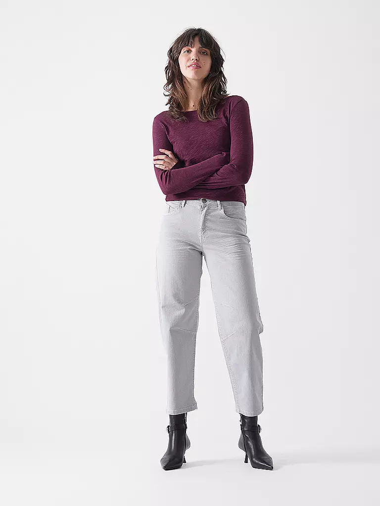 OPUS | Pantaloni 7/8 LISSIE CITY | Grigio chiaro
