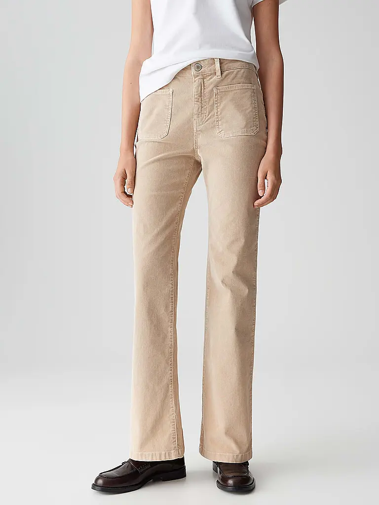 OPUS | Pantaloni a coste EBBI CORDUROY | Beige
