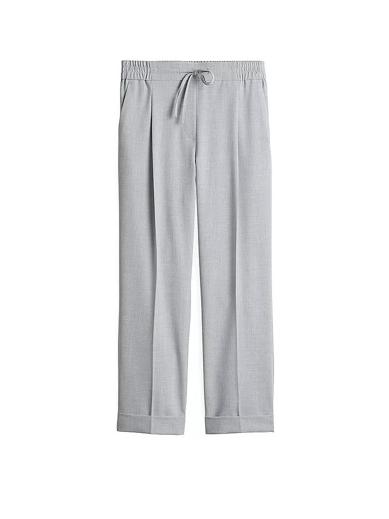 OPUS | Pantaloni business 7/8 MELOSA CITY | Grigio chiaro