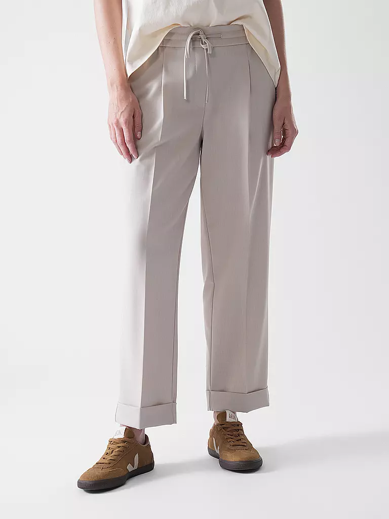 OPUS | Pantaloni business 7/8 MELOSA CITY | Beige