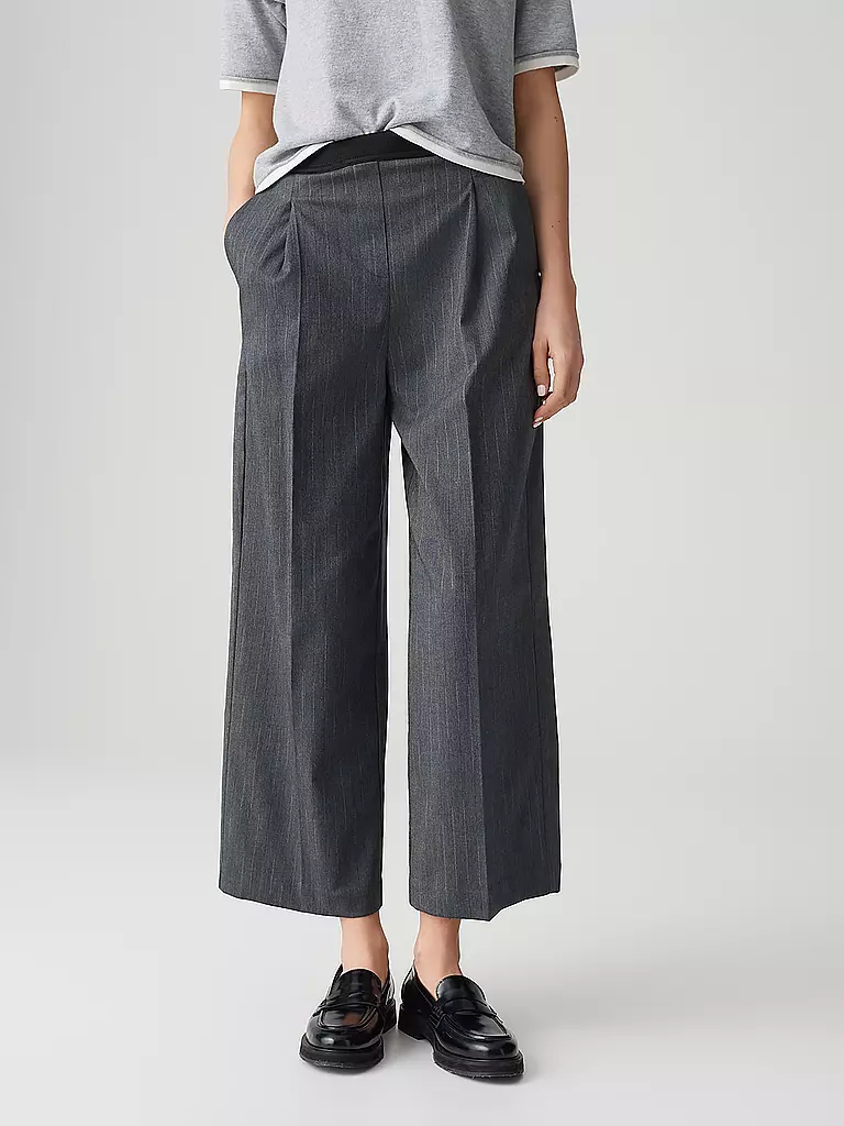 OPUS | Pantaloni business 7/8 MOZY LANE | Blu scuro