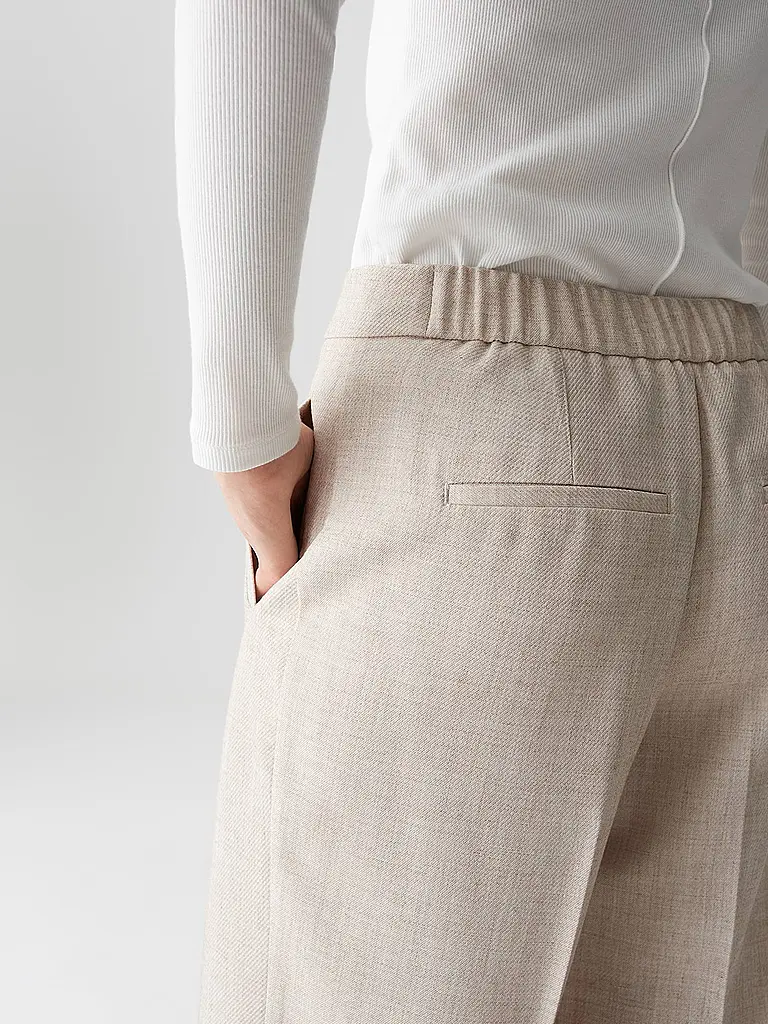 OPUS | Pantaloni business MAIGA COZY | Beige