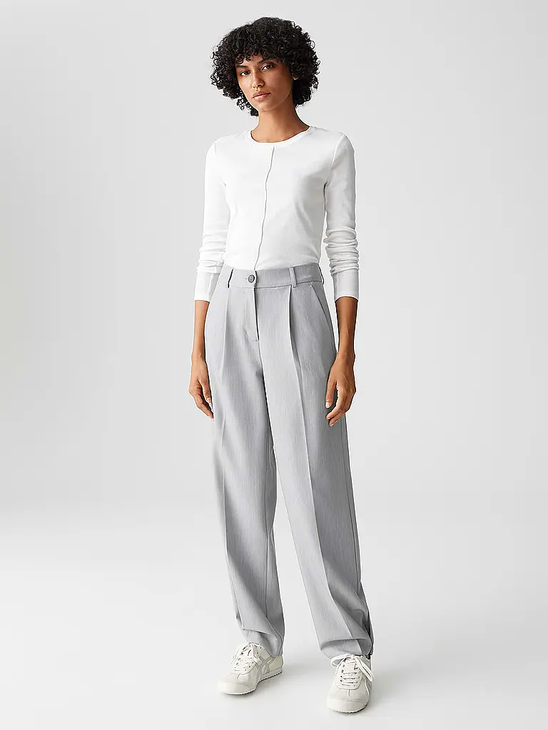 OPUS | Pantaloni business MAIGA FRESH | Grigio