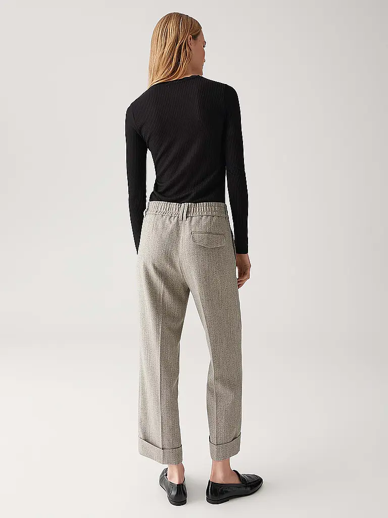 OPUS | Pantaloni business MEERI HERRINGBONE | 
