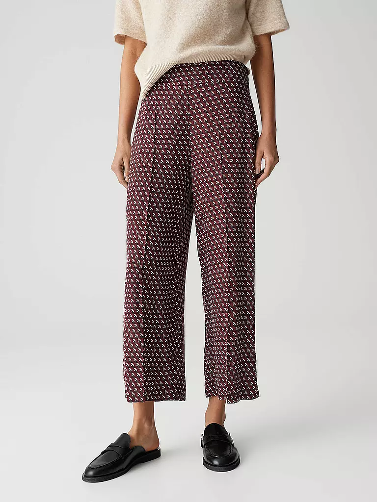 OPUS | Pantaloni business MISHA LONDON | Rosso scuro